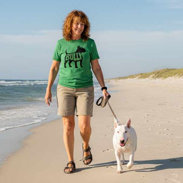 Bull Terrier Noir Unisex Tee
